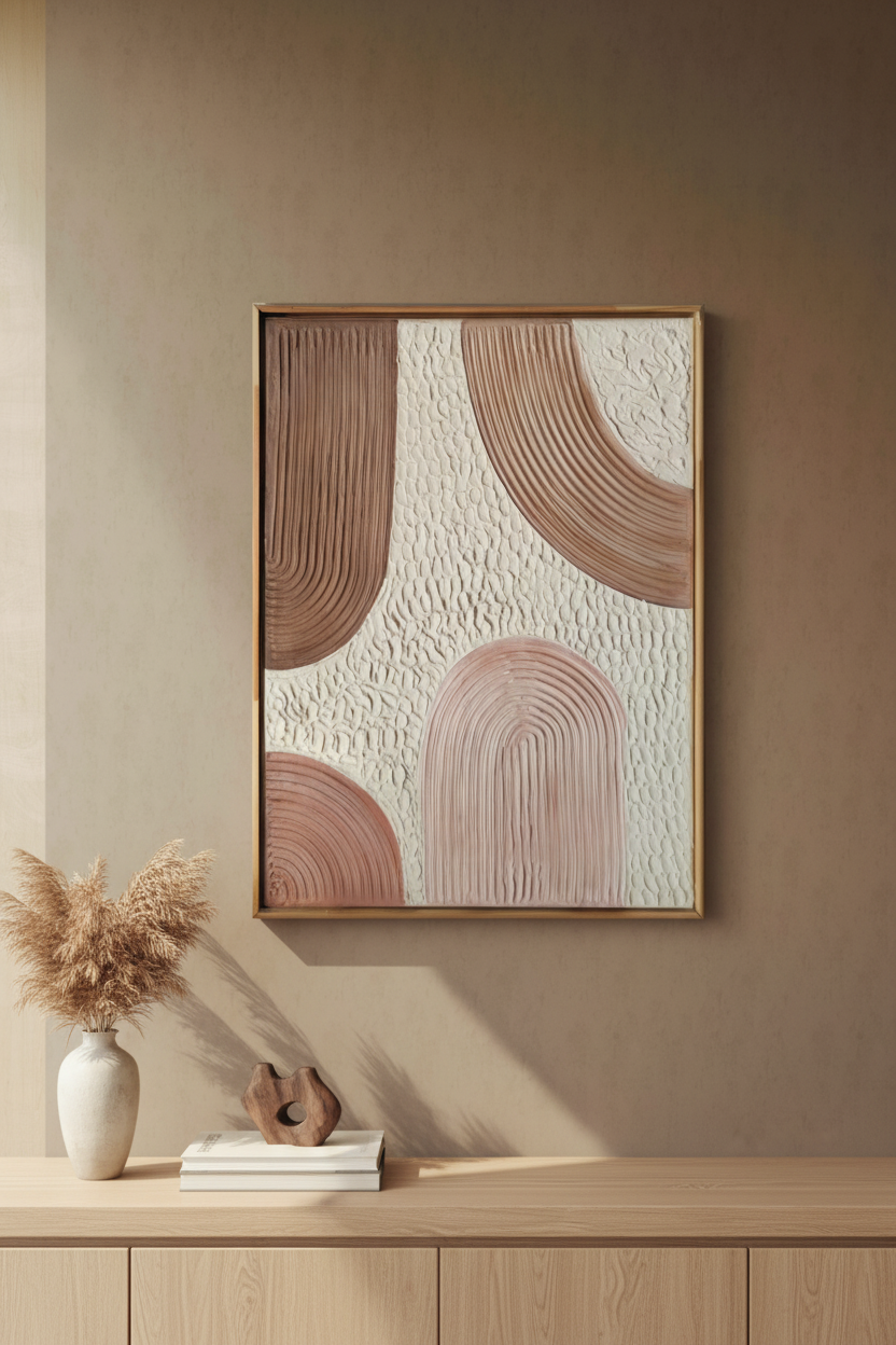 Comment intégrer une œuvre texturée dans votre intérieur LOEV DECO