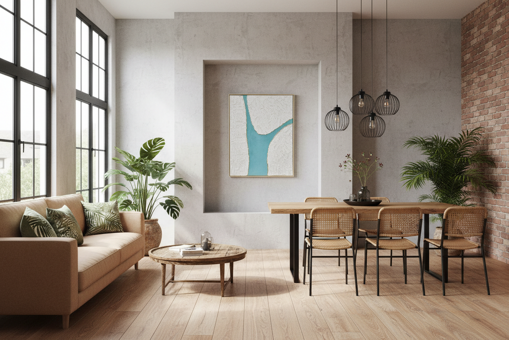 décoration artisanal pour interieur haut de gamme 40*50 cm