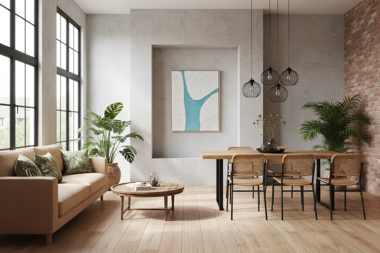 décoration artisanal pour interieur haut de gamme 40*50 cm
