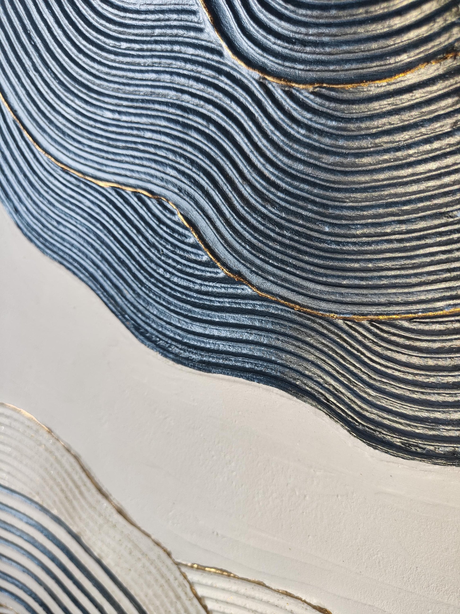 texture effet métallique artiste française tableau unique et sur mesure