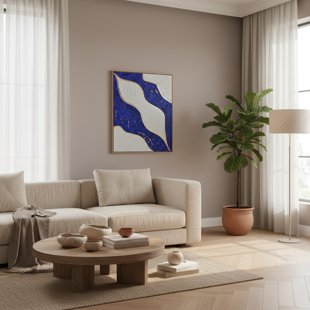 DECORATION MURAL TENDANCE ART FAIT MAIN UNIQUE LOEV DECO
