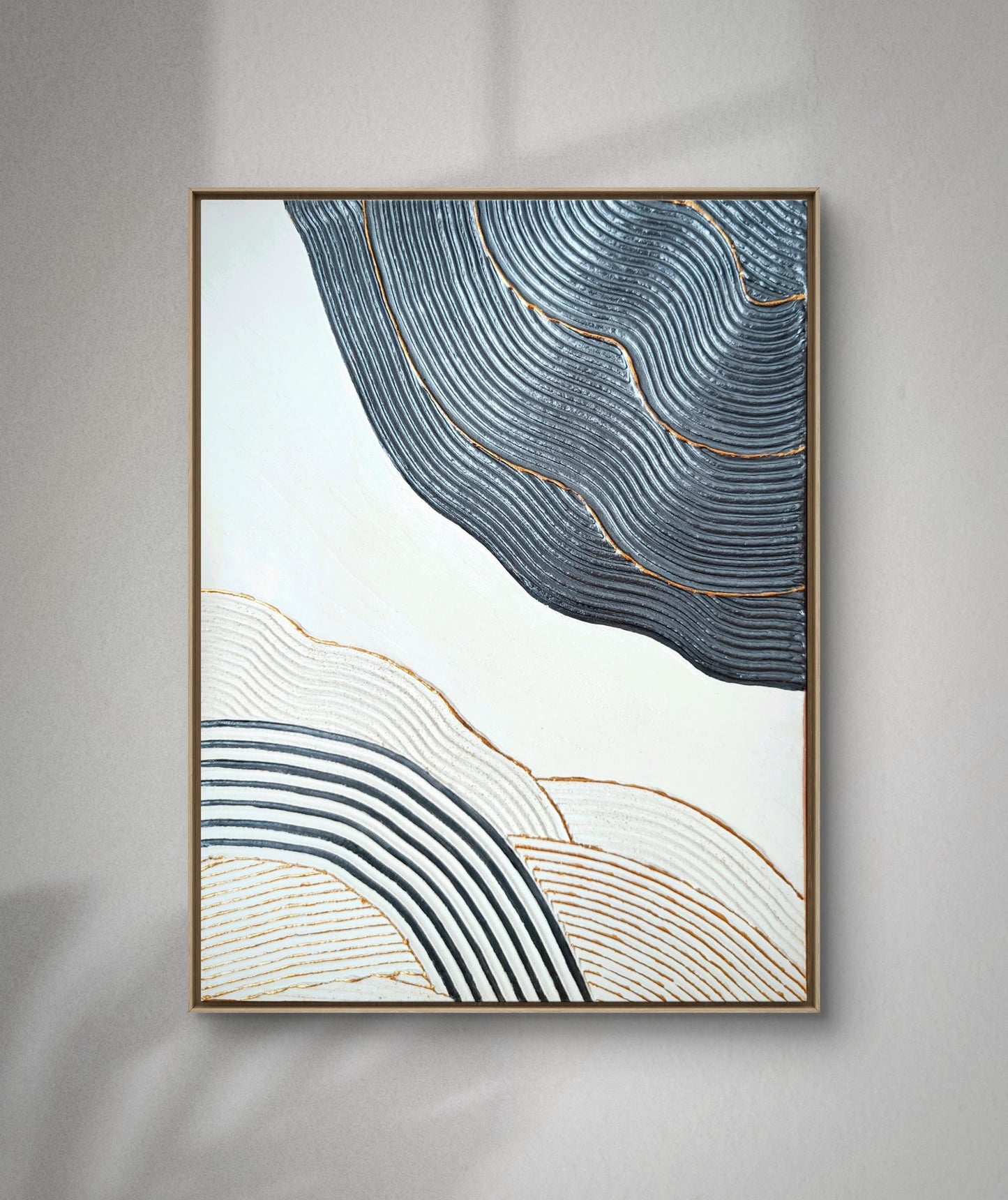 art mural relief et texture design 30*40 cm LOEV DECO