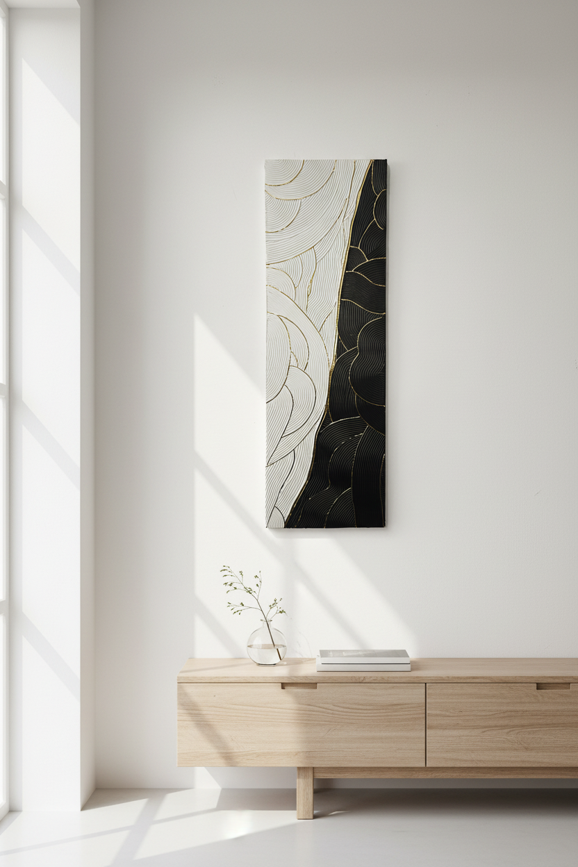 Composite tableau 30x90 salon