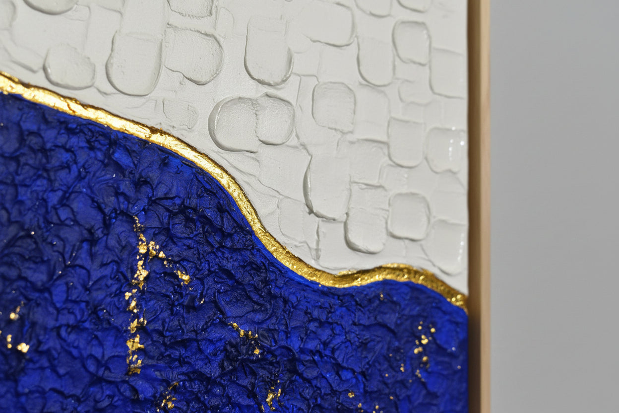 tableau texturé, matière en relief - Art design et sur mesure LOEV DECO