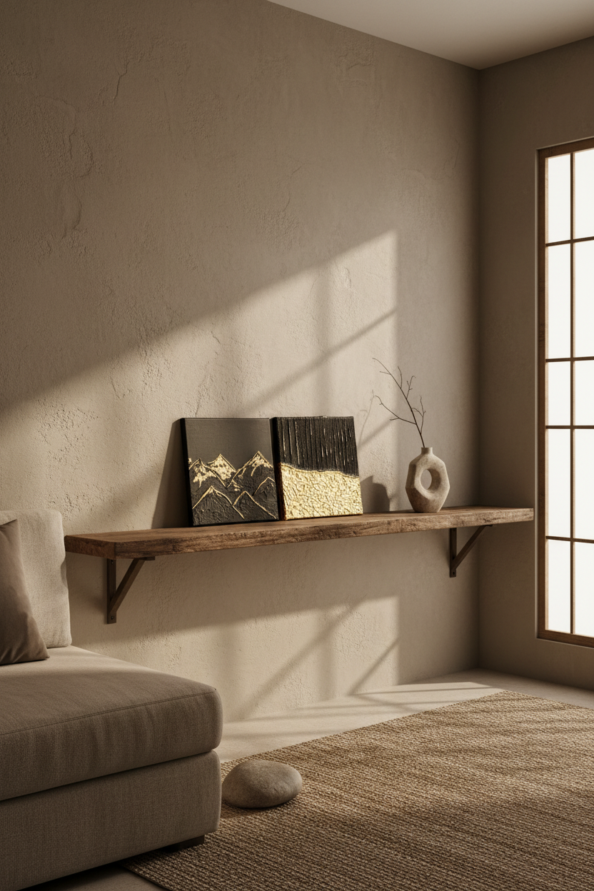 Intérieur wabi-sabi