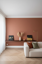 Mur accent coloré toiles en vedette