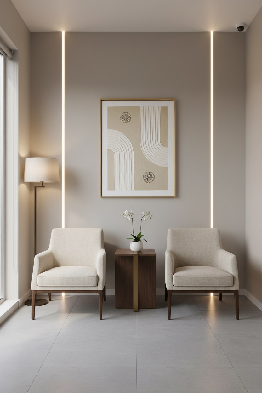 tableau décoration pour salle d'attente et bureau, morderne et texture