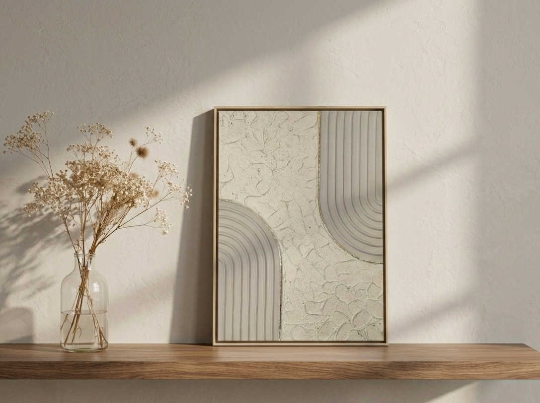 Tableau en relief texturé, déco murale 3d 30*40