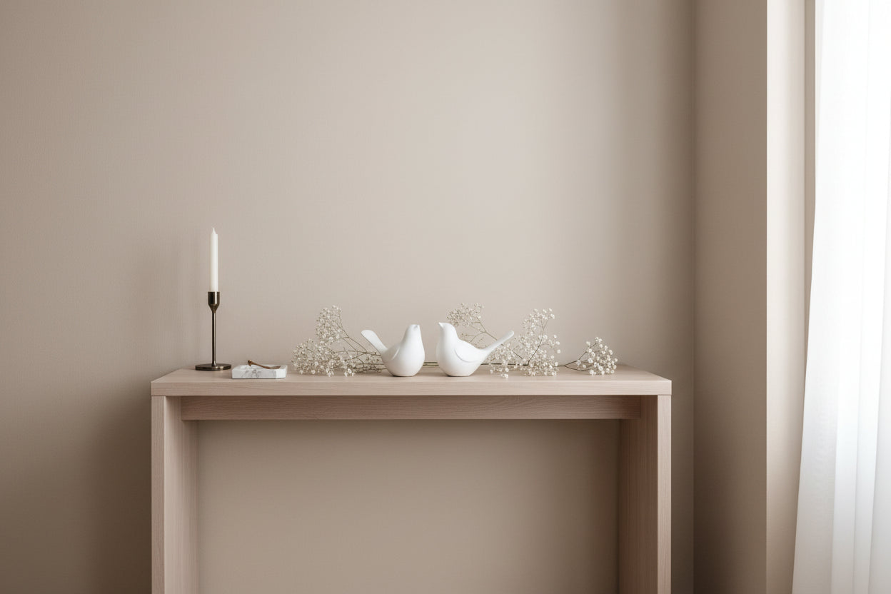 Oiseau deco, ceramique decorative. deco a poser LOEV DECO