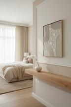 tableau texturé élégant pour chambre adolescente chic relief LOEV DECO