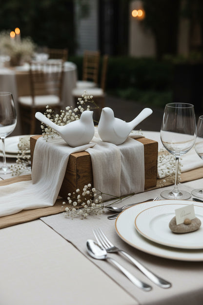 DECORATION DE TABLE MARIAGE BAPTEME CERAMIQUE LOEV DECO
