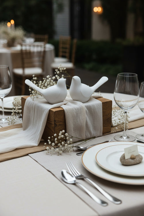 DECORATION DE TABLE MARIAGE BAPTEME CERAMIQUE LOEV DECO