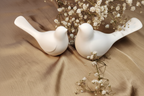 Duo d'Oiseaux Décoratifs en Céramique LOEV