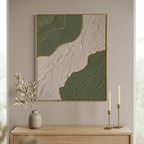 tableau fait main piece unique en matiere et relief loev deco
