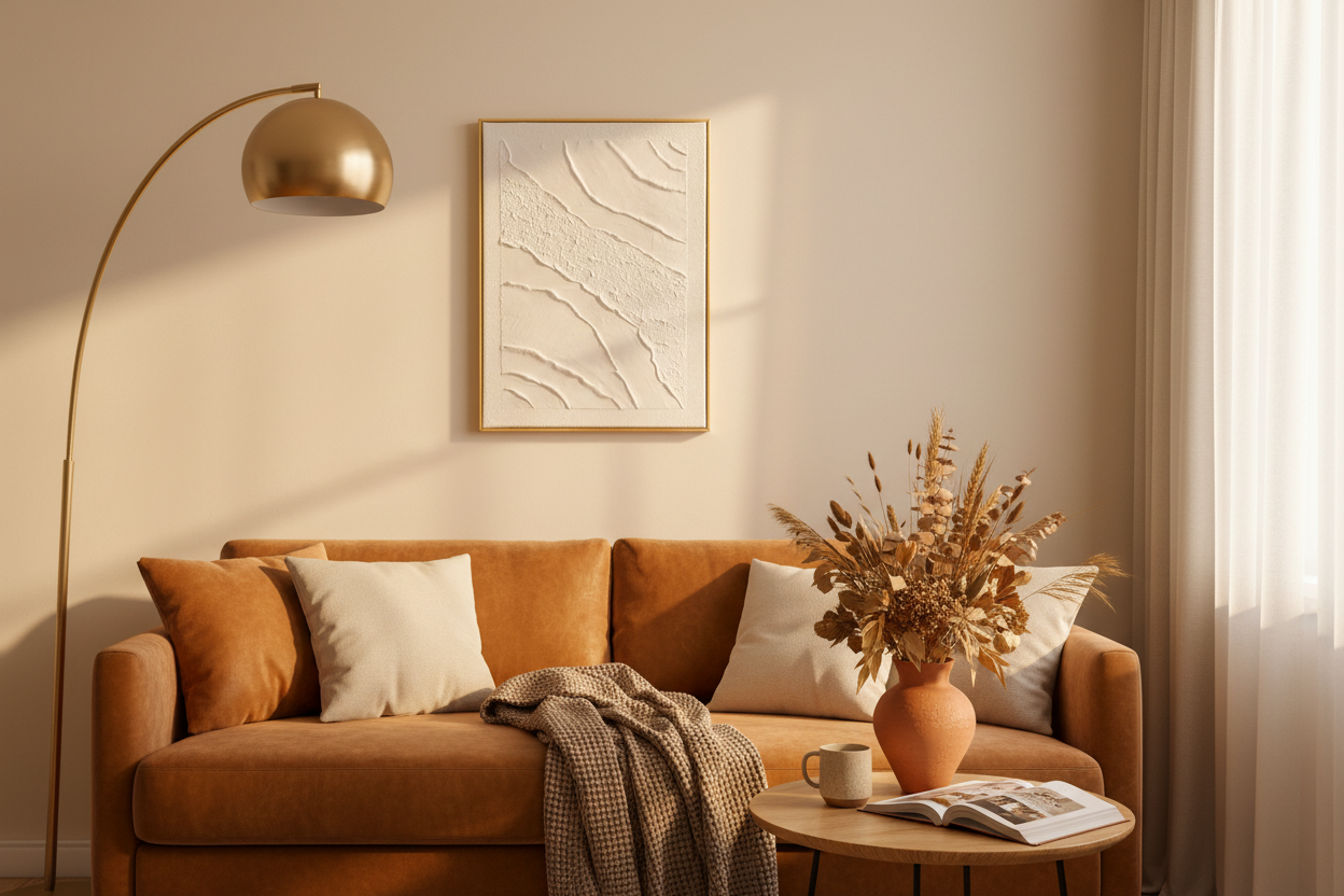 Tableau décoratif blanc iridescent relief artisanal texture brillante 30x40cm cadre