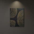 Tableau en relief black gold 30*40 LOEV DECO 